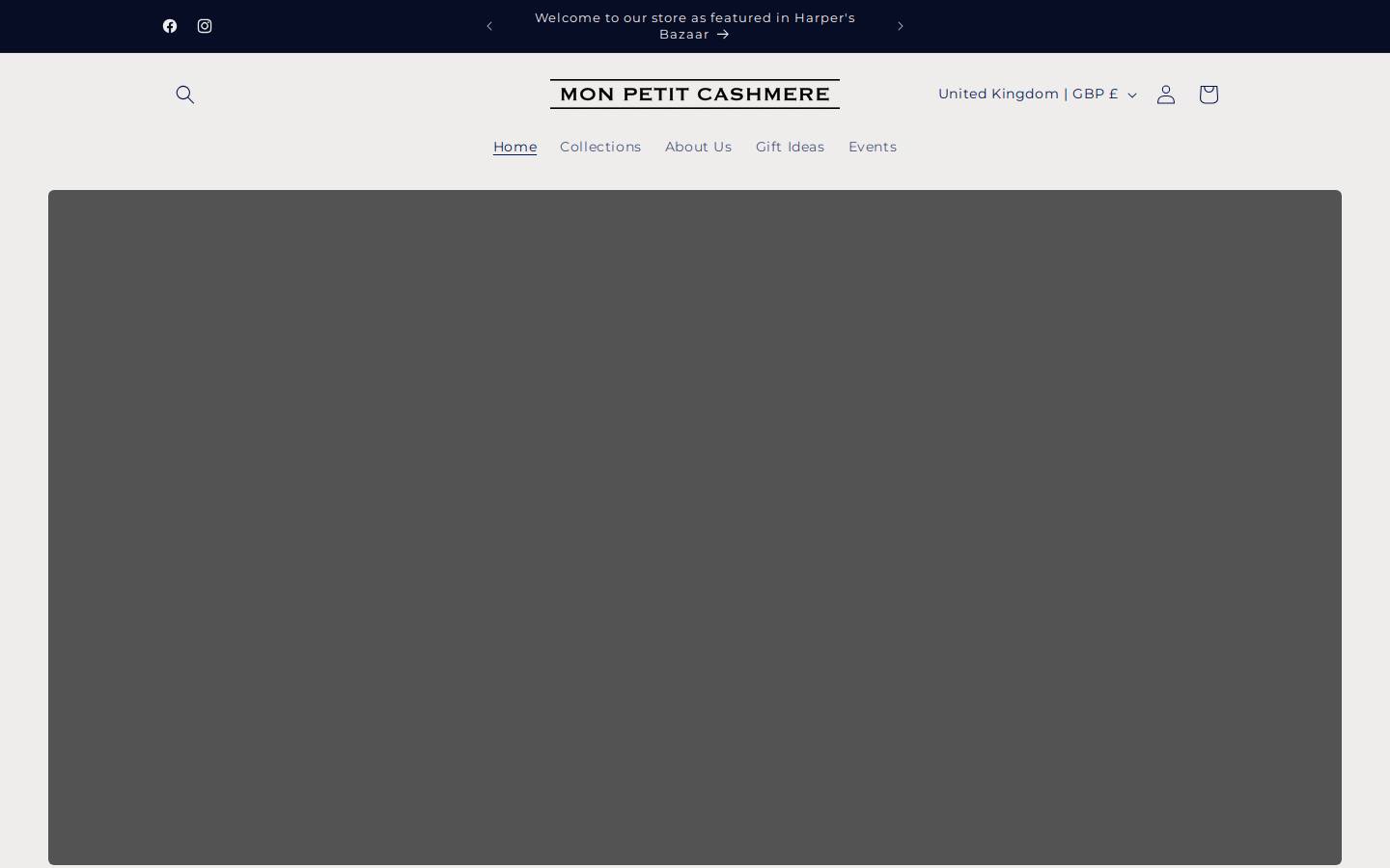 monpetitcashmere.com homepage screenshot