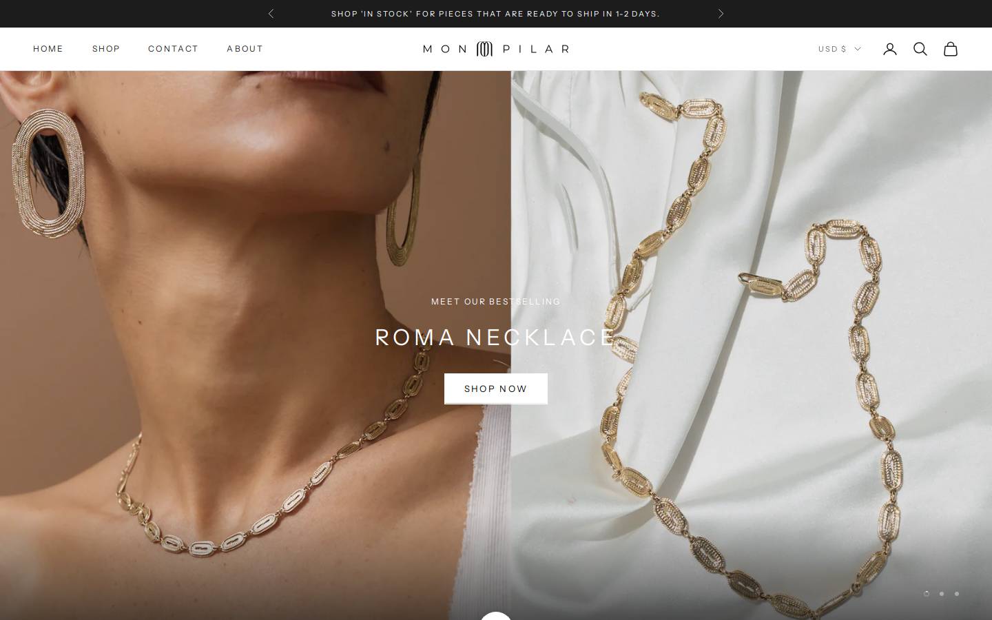 monpilar.com homepage screenshot