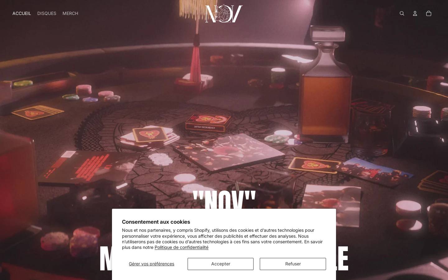 monsieurnov.fr homepage screenshot