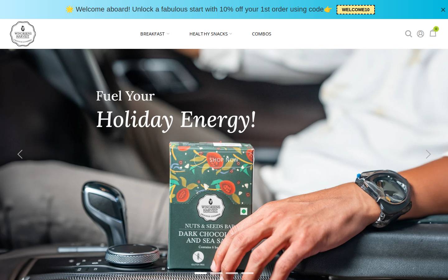 monsoonharvest.in homepage screenshot