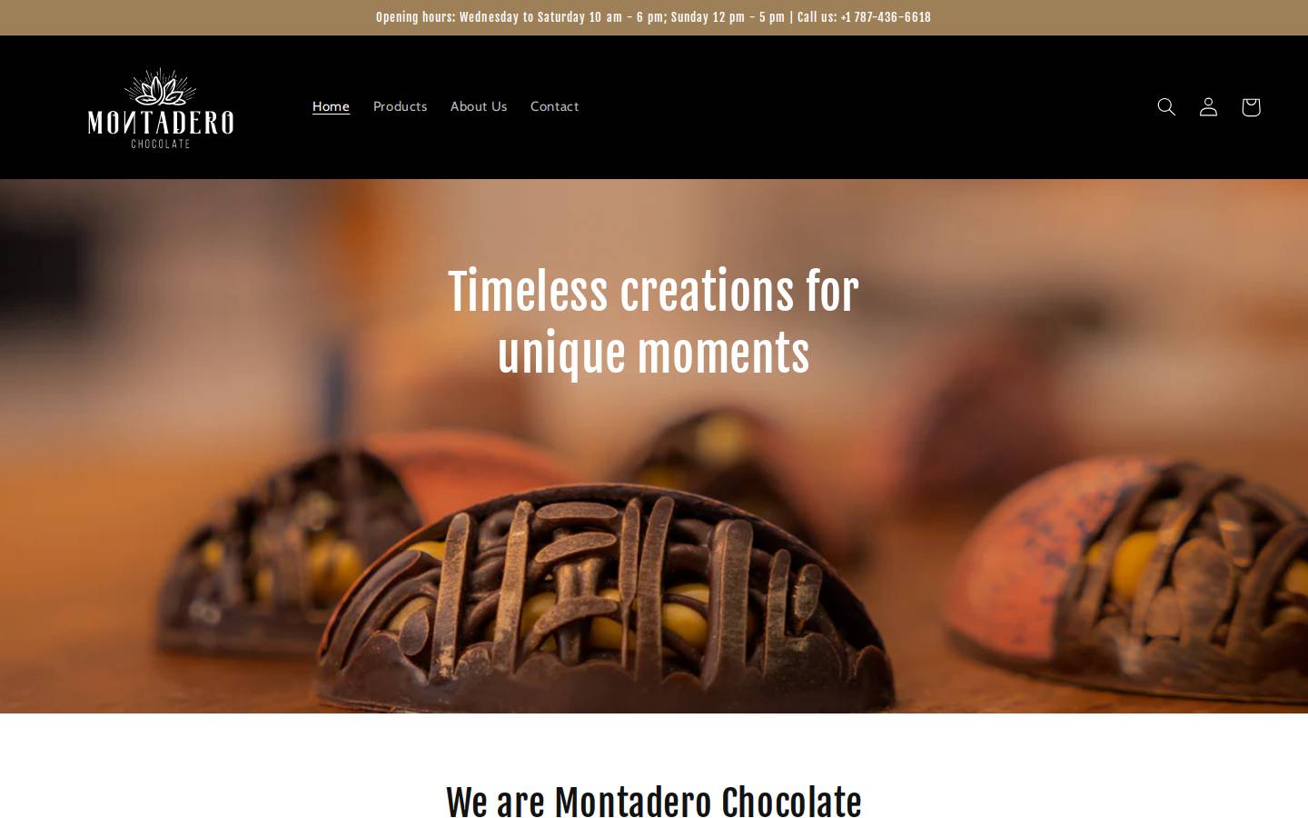 montadero.com homepage screenshot