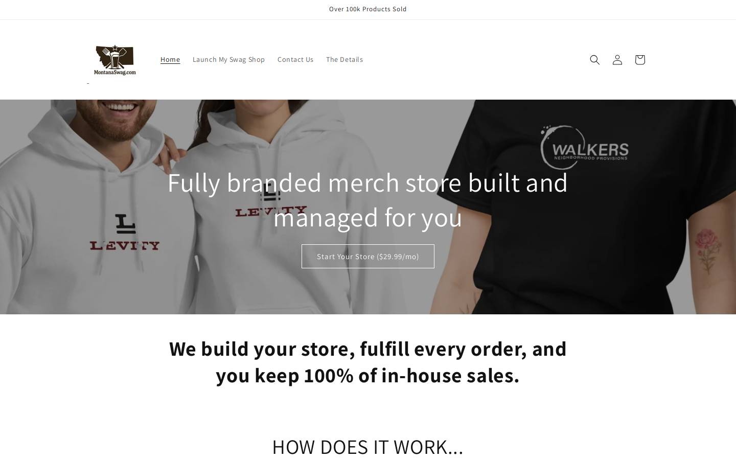 montanaswag.com homepage screenshot