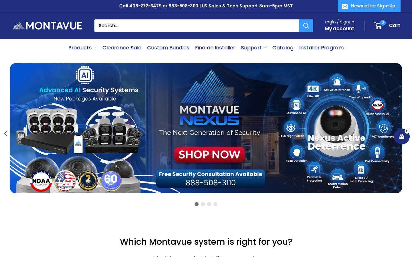 montavu.com homepage screenshot