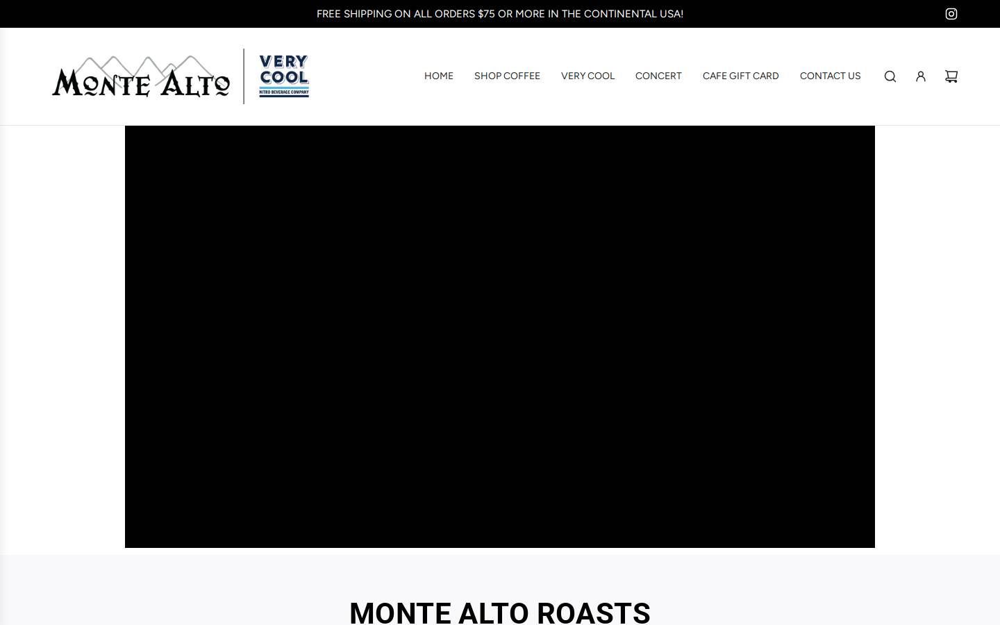 montealtoevents.com homepage screenshot