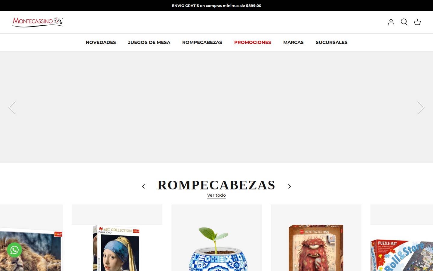 montecassino.com.mx homepage screenshot