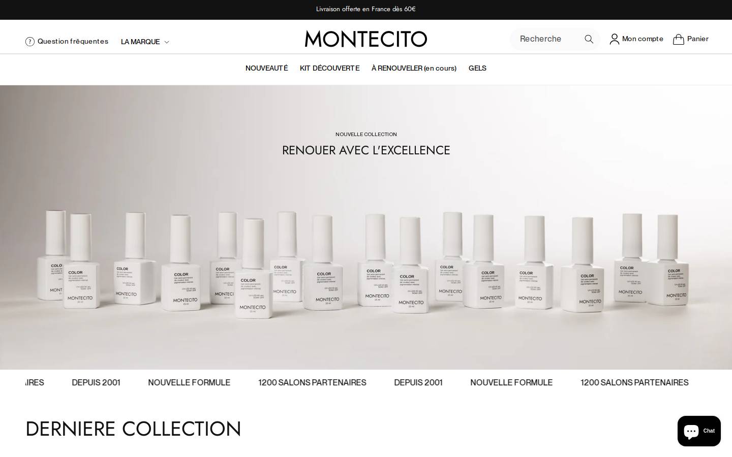 Montecito  homepage screenshot