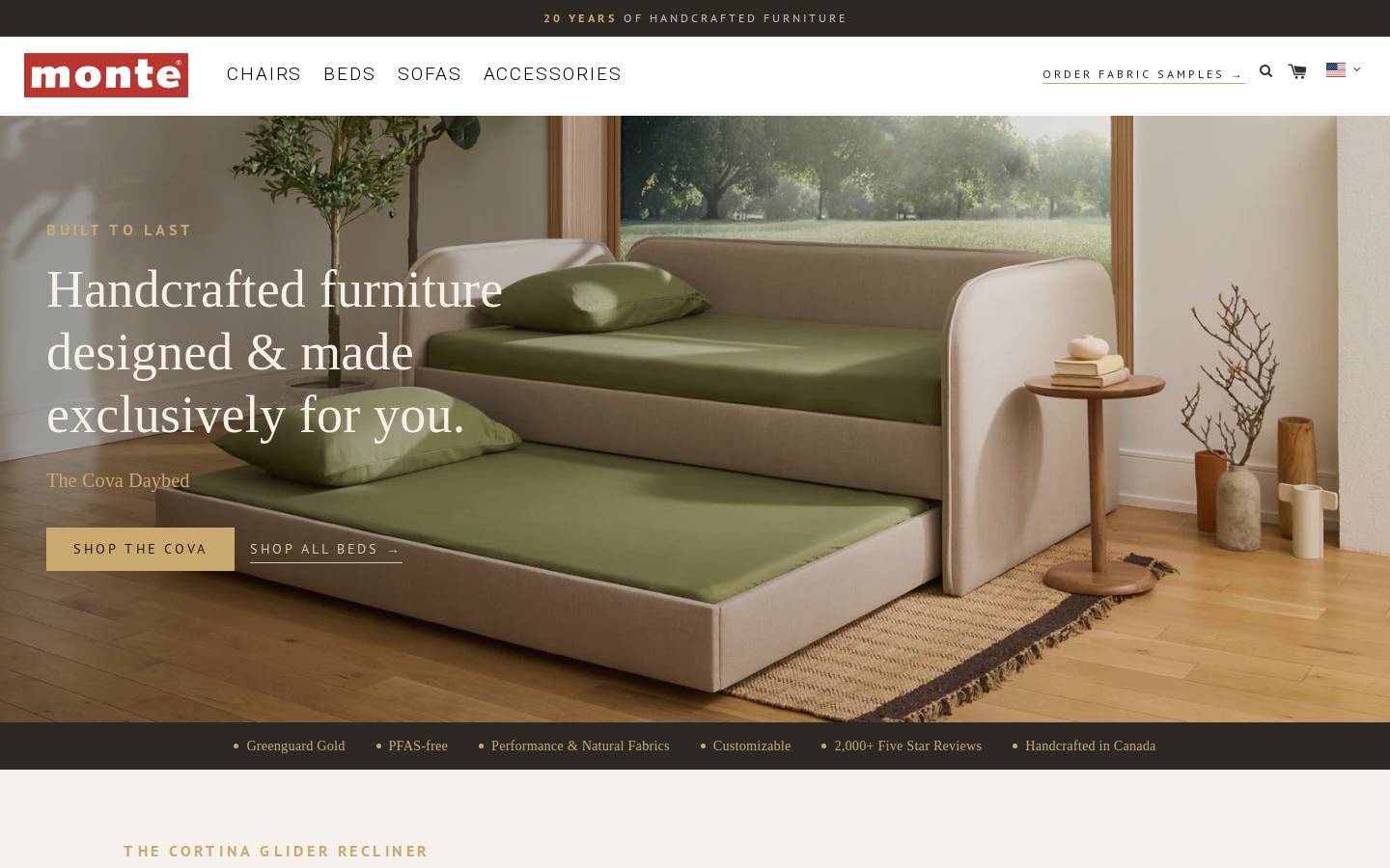 montedesign.com homepage screenshot