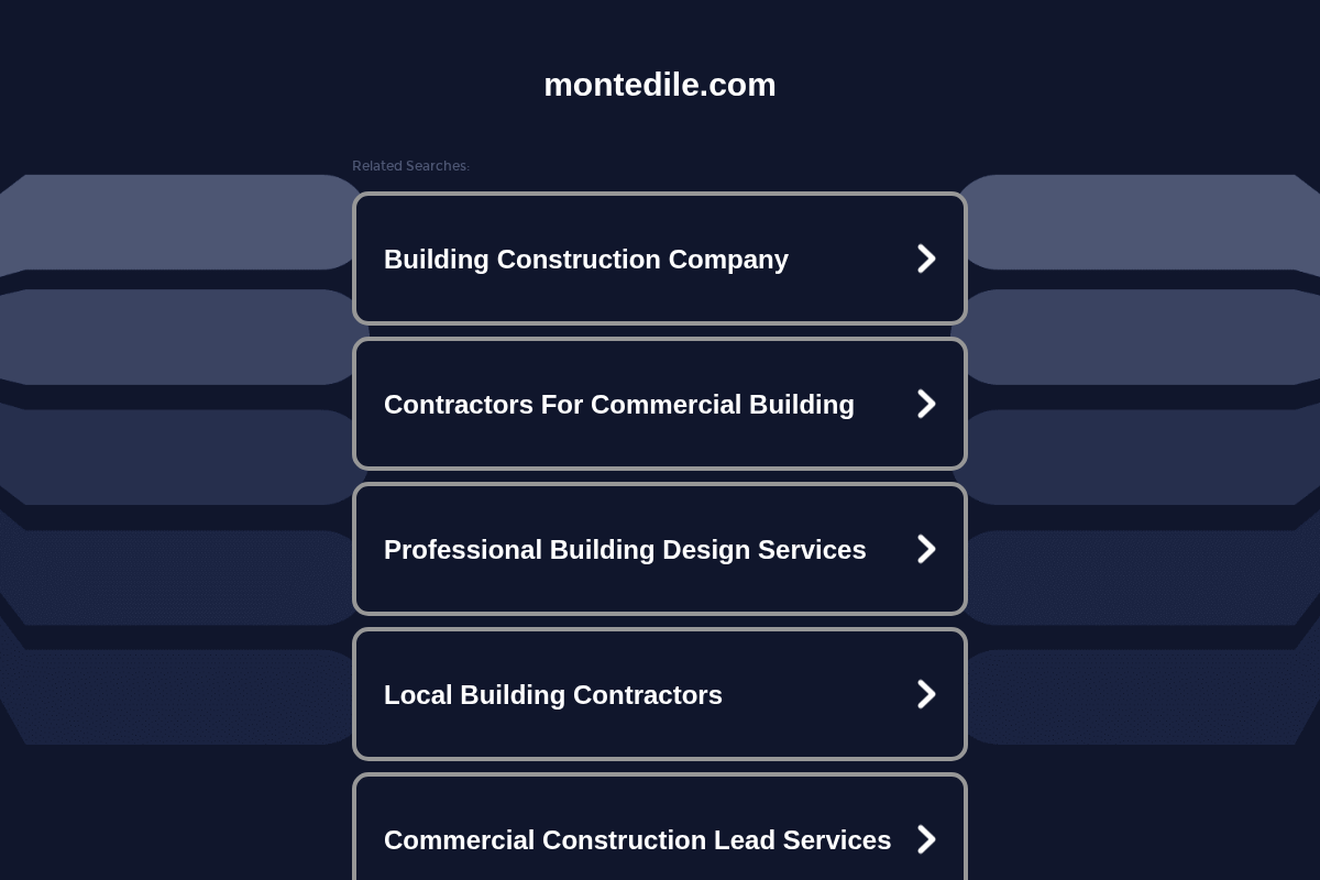 montedile.com homepage screenshot
