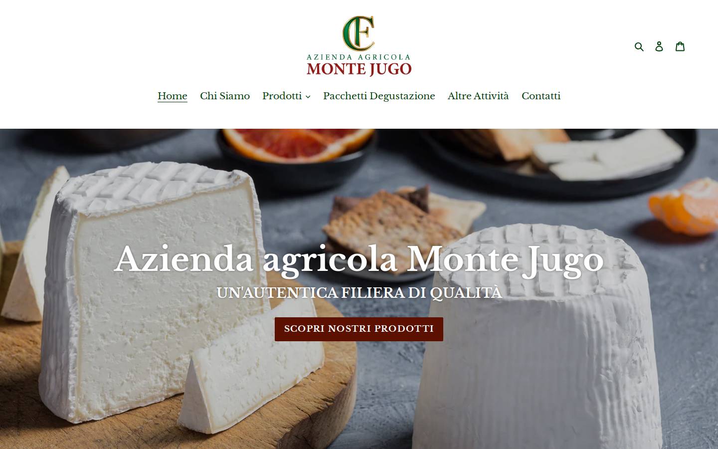 montejugo.it homepage screenshot