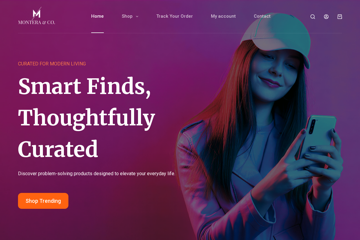 Montera & Co. homepage screenshot