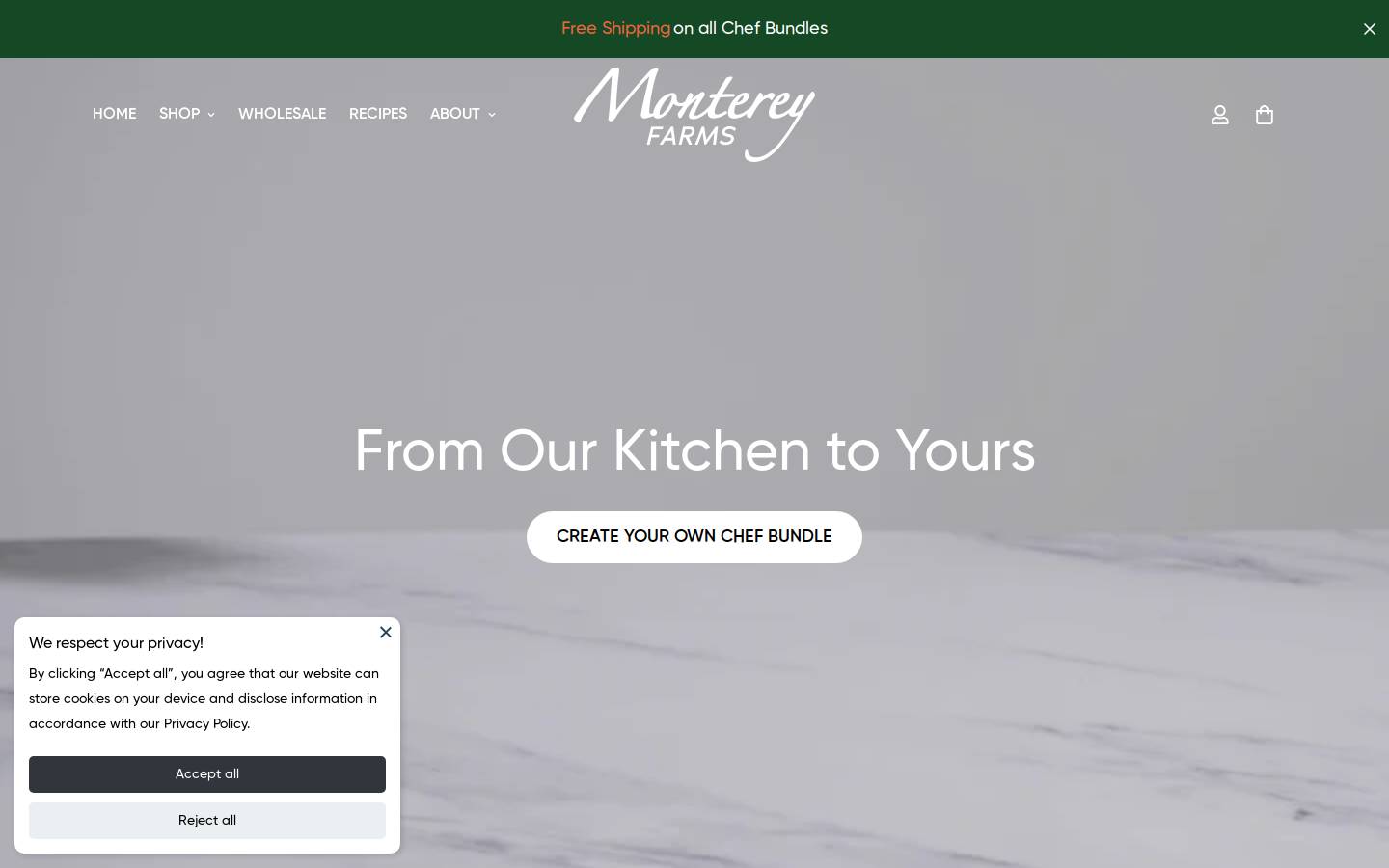 montereyfarms.net homepage screenshot