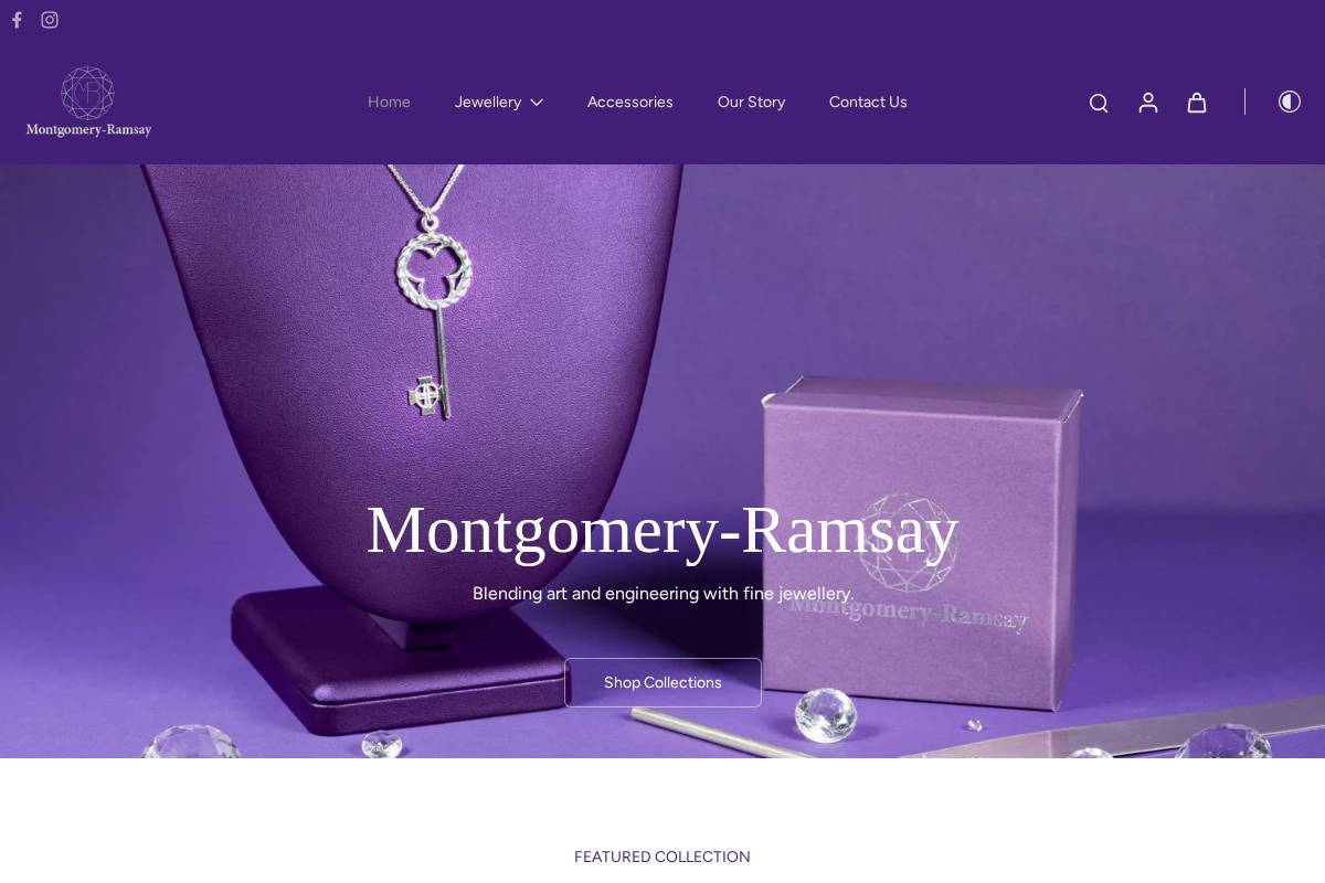 Montgomery-Ramsay homepage screenshot