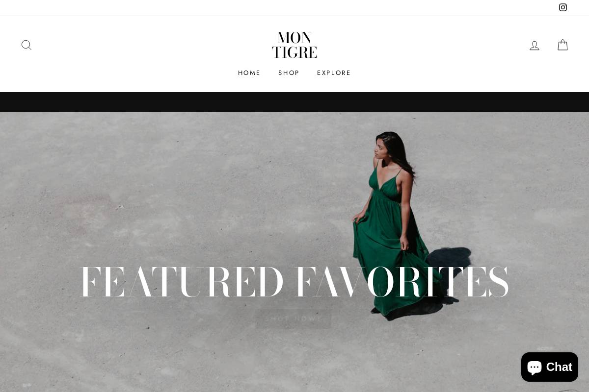 montigre.com homepage screenshot