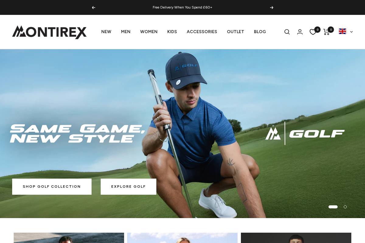 Montirex homepage screenshot