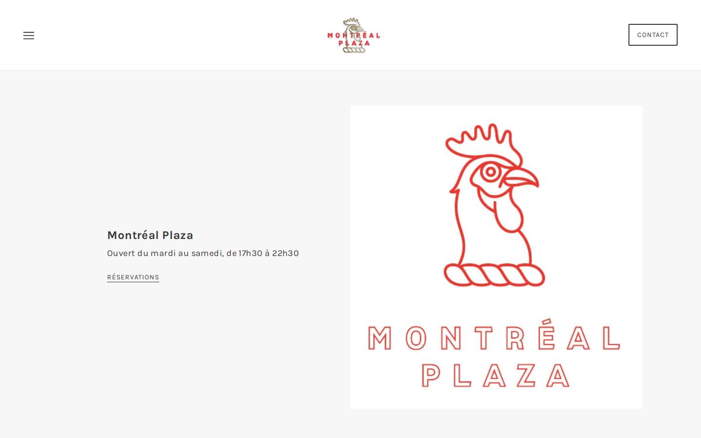 montrealplaza.com homepage screenshot