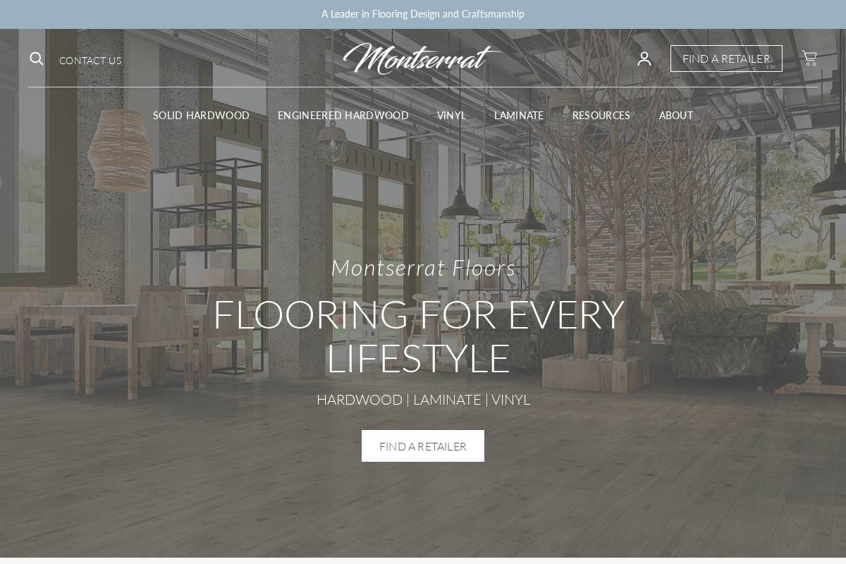 montserratfloors.com homepage screenshot