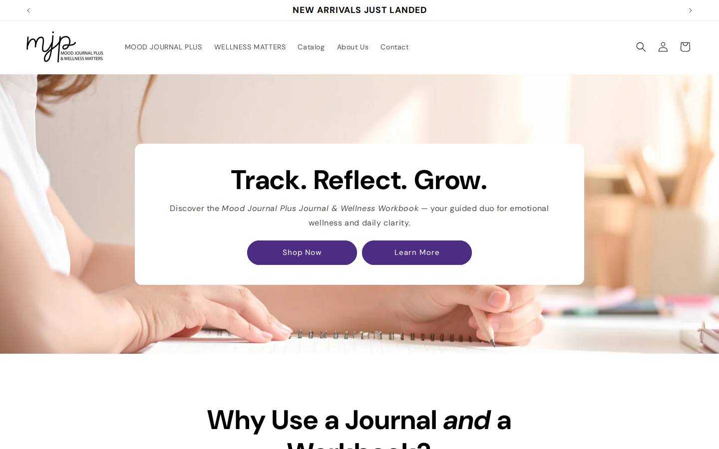 moodjournalplus.com homepage screenshot