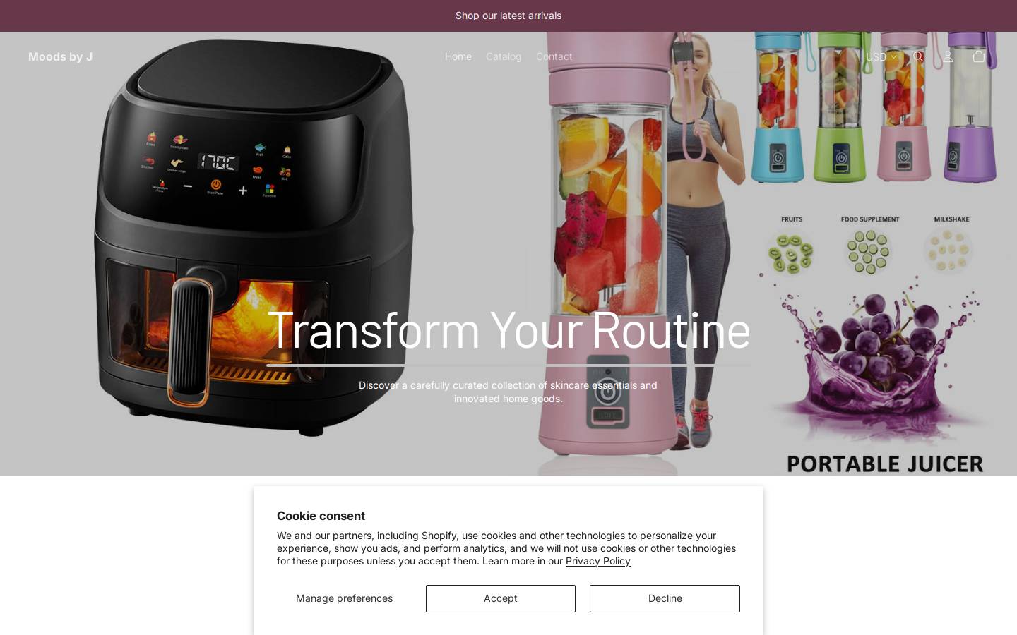 moodsbyj.com homepage screenshot