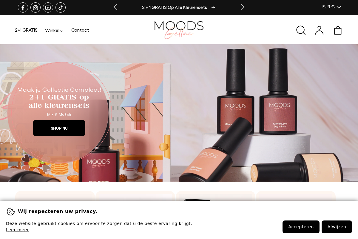 Moods Gellac homepage screenshot