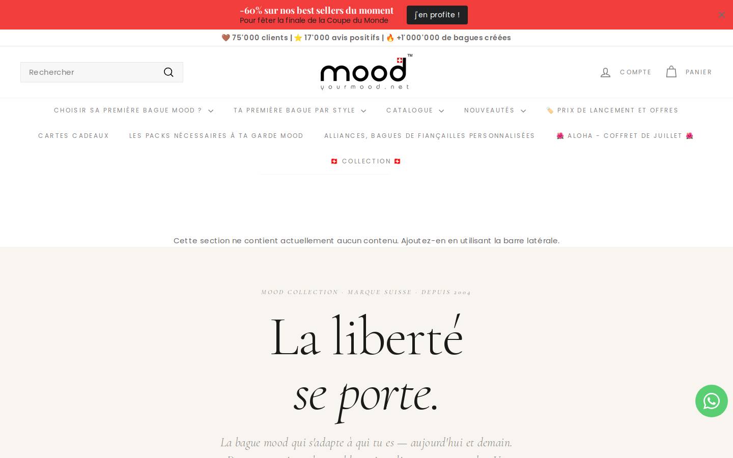 moodswissrings.com homepage screenshot