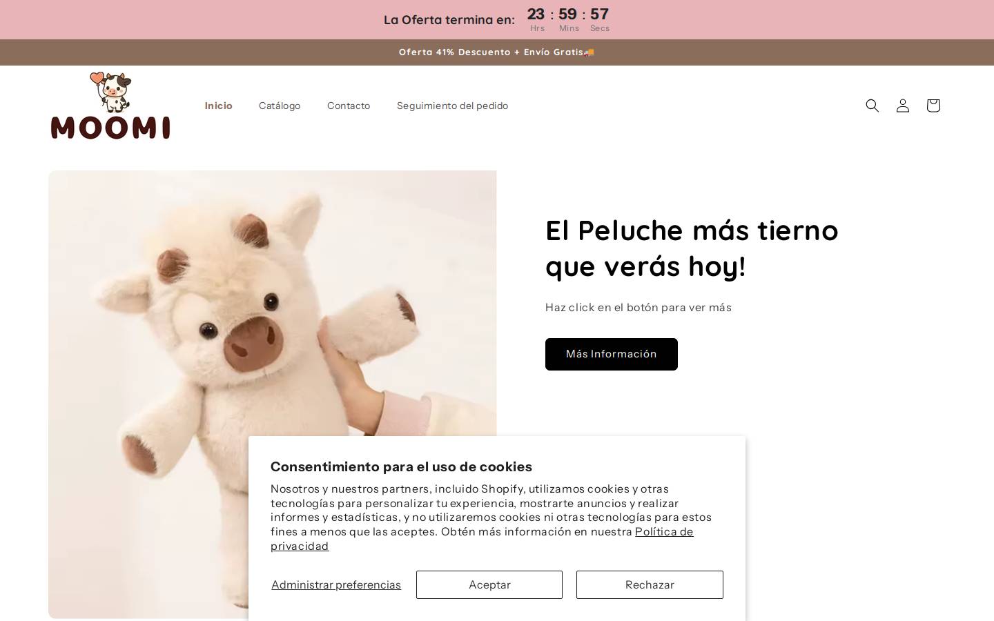 moomi.store homepage screenshot