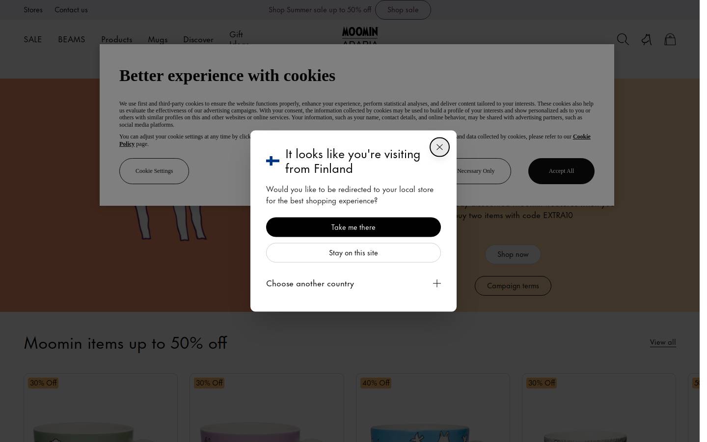 moominarabia.com homepage screenshot