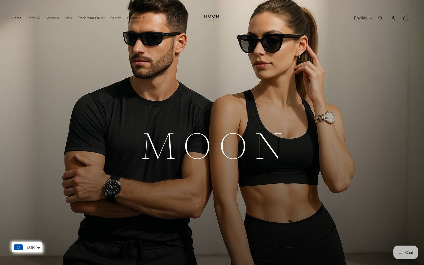 moon-shoponline.com homepage screenshot