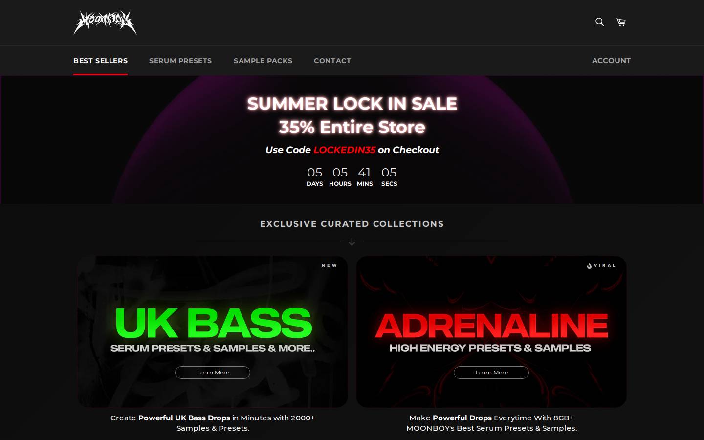 moonboy.store homepage screenshot
