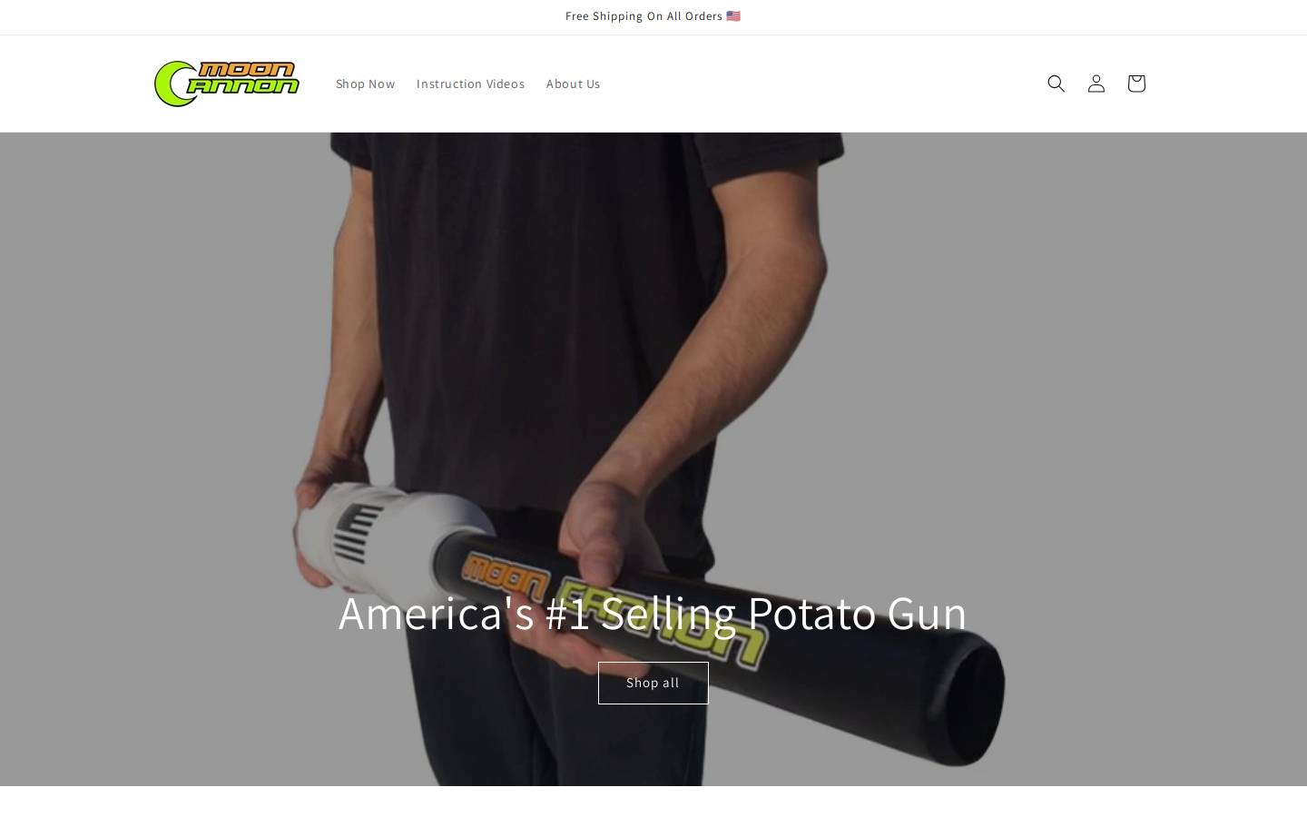 mooncannon.com homepage screenshot