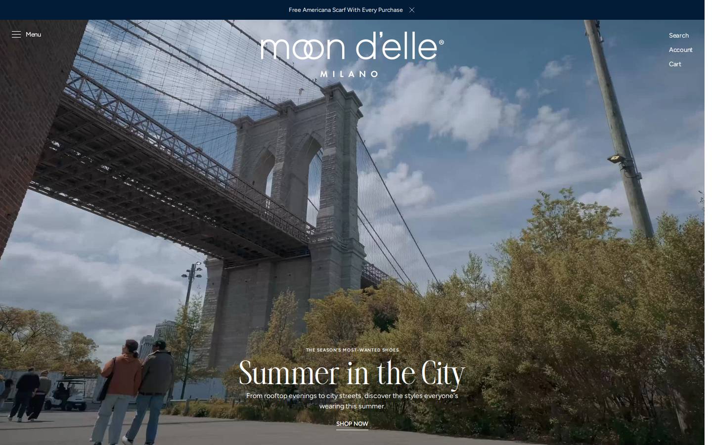 moondelle.com homepage screenshot
