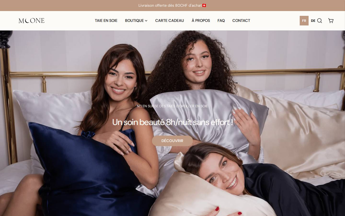 Moone homepage screenshot