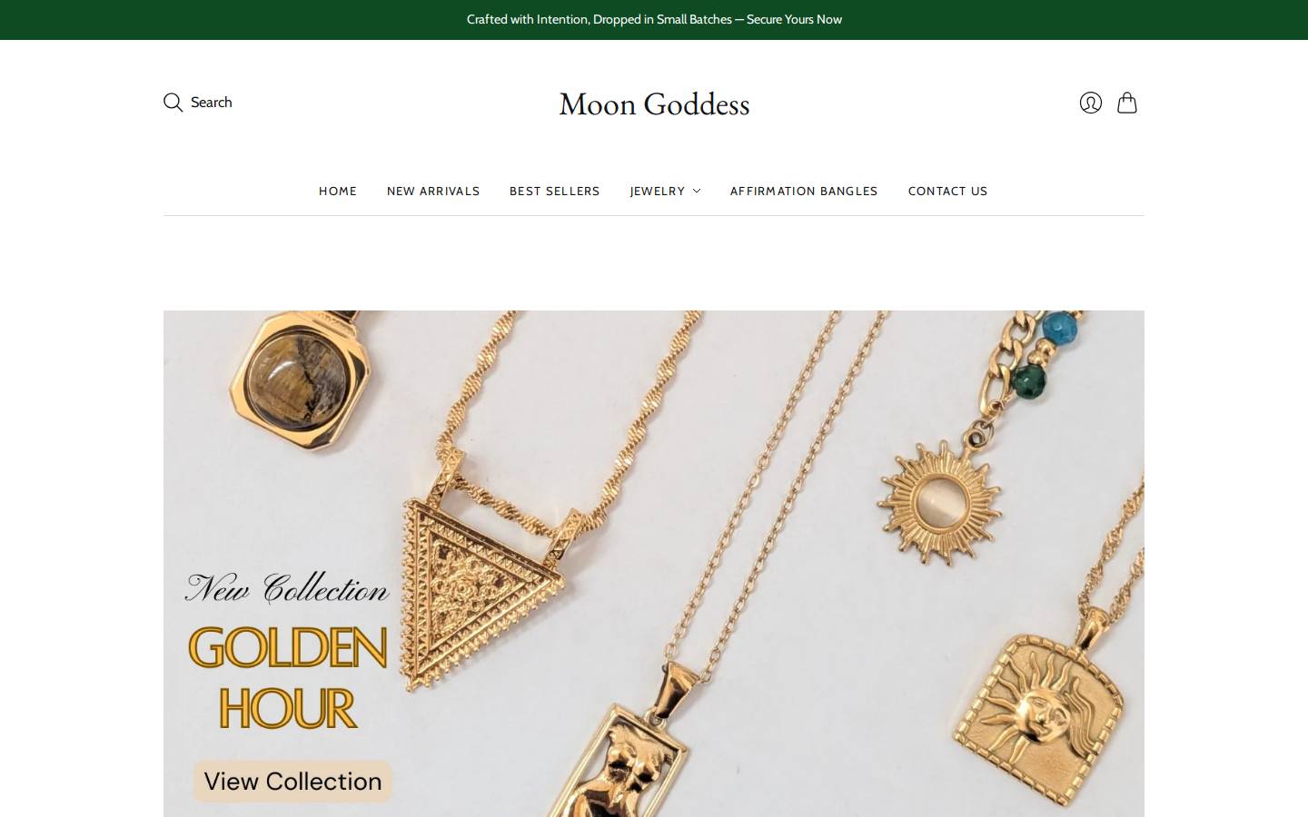 moongoddess.store homepage screenshot