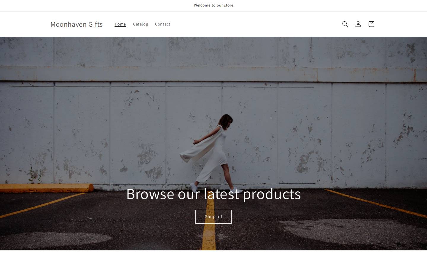 moonhavengifts.com homepage screenshot