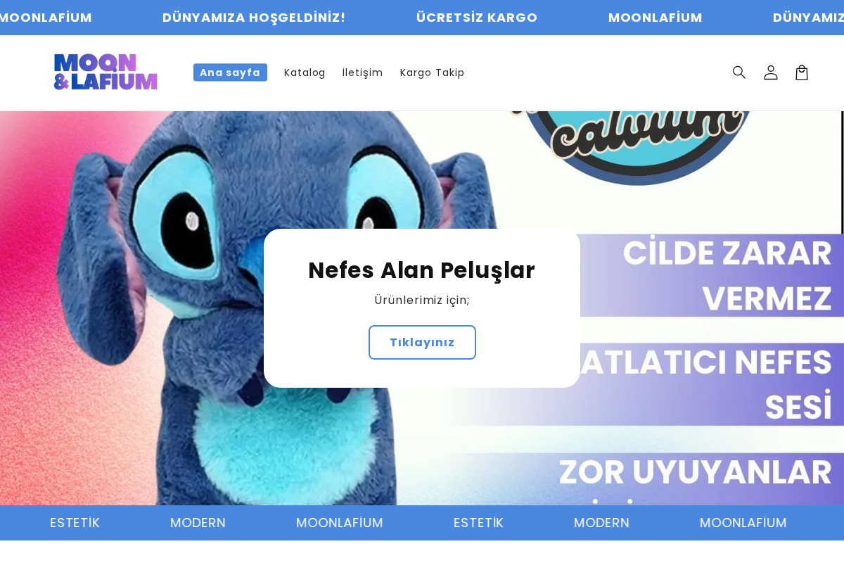Moonlafium homepage screenshot