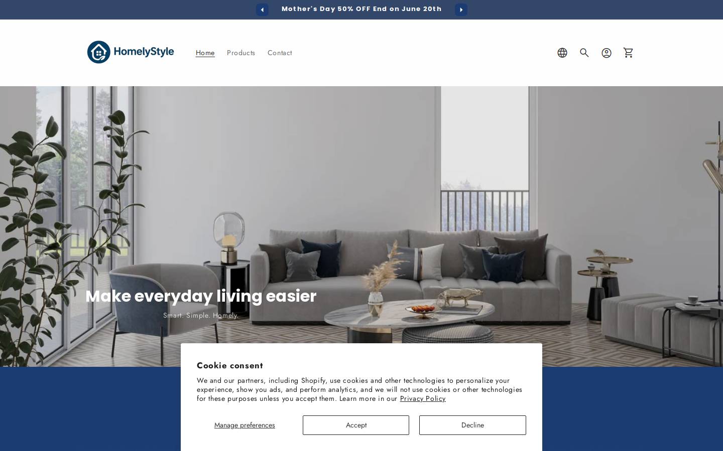 Moonlithaunts homepage screenshot