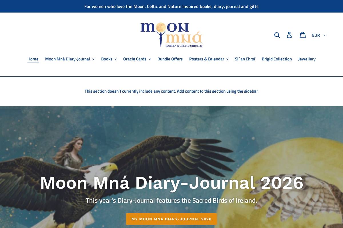 moonmna.store homepage screenshot