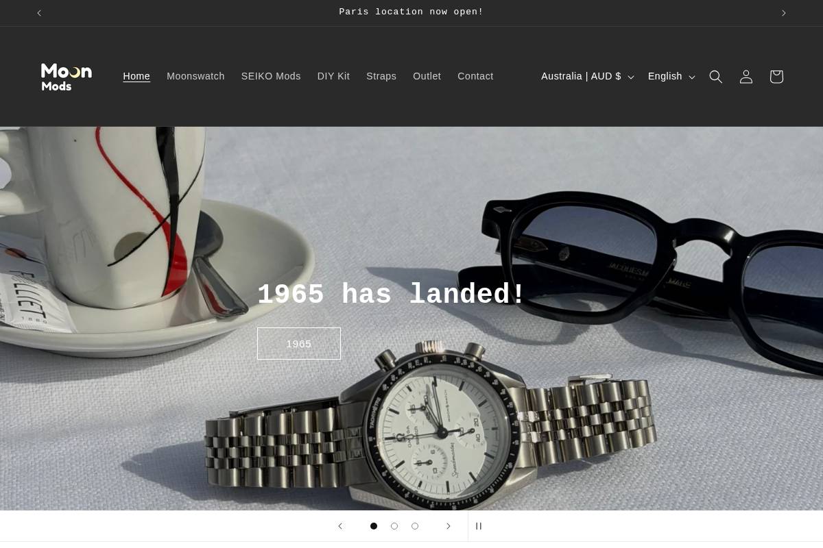 OctaMods homepage screenshot