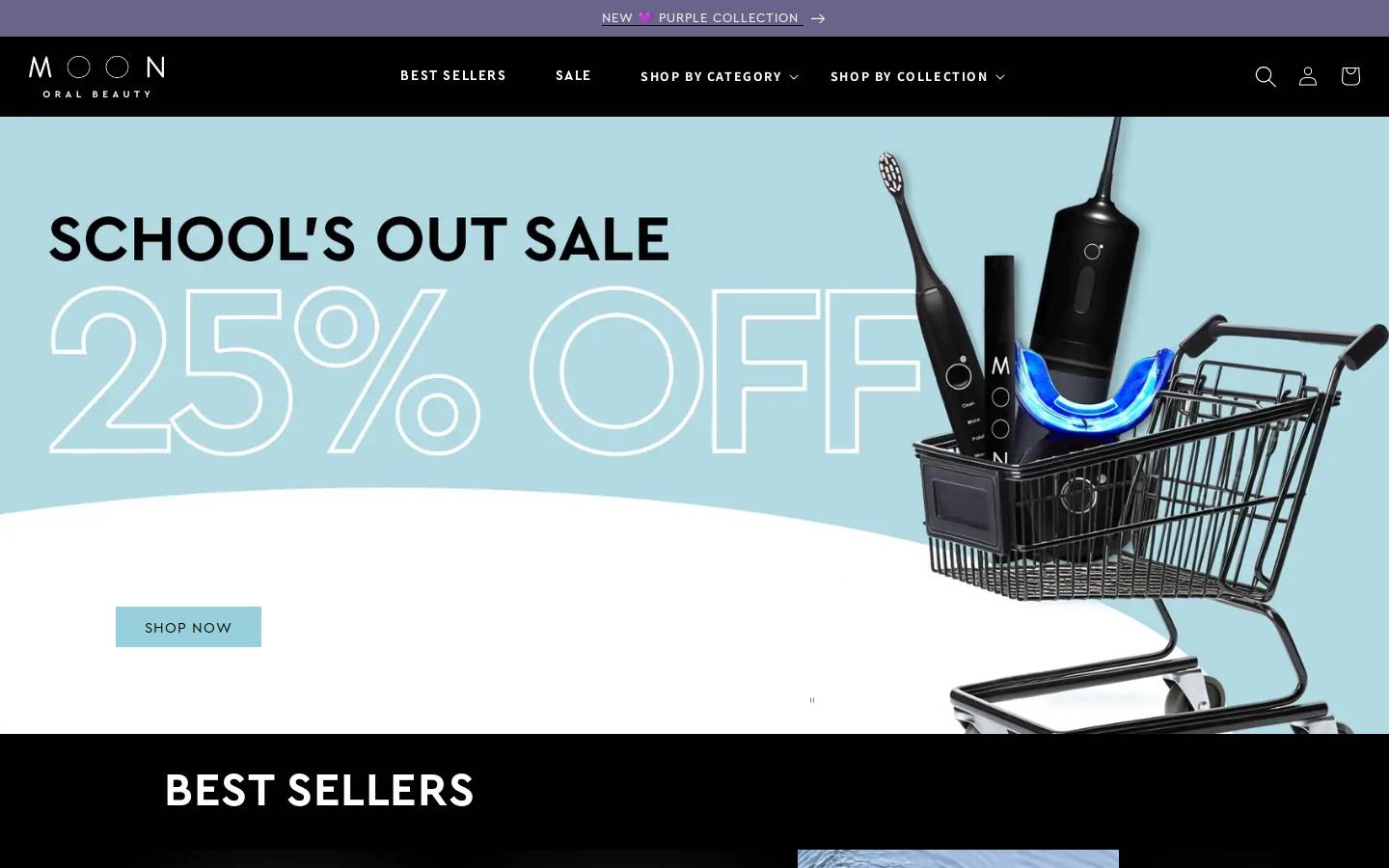 MOON homepage screenshot
