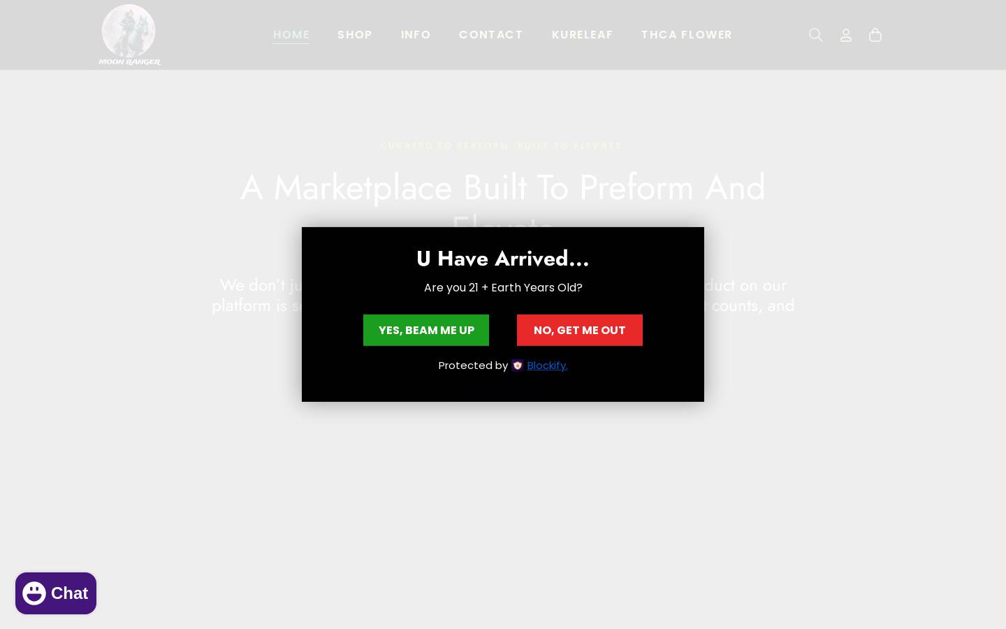 moonranger.xyz homepage screenshot