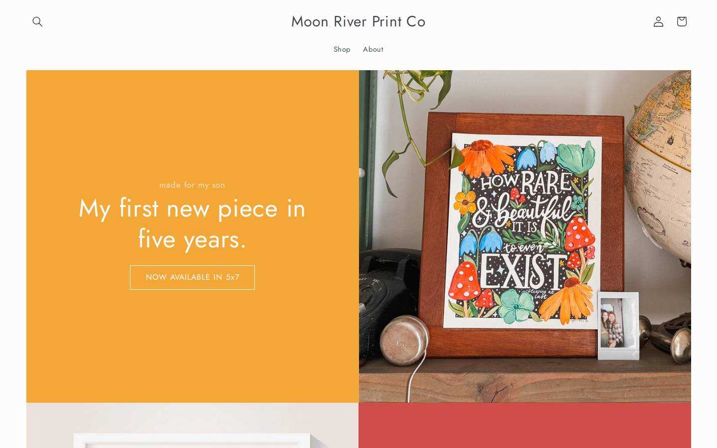 moonriverprintco.com homepage screenshot