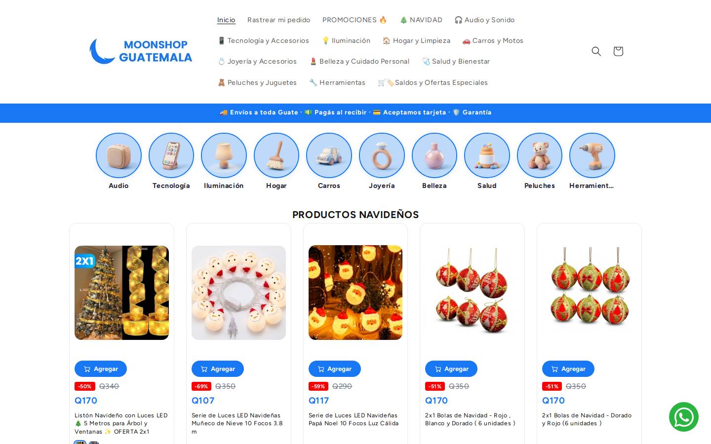 moonshopguate.com homepage screenshot