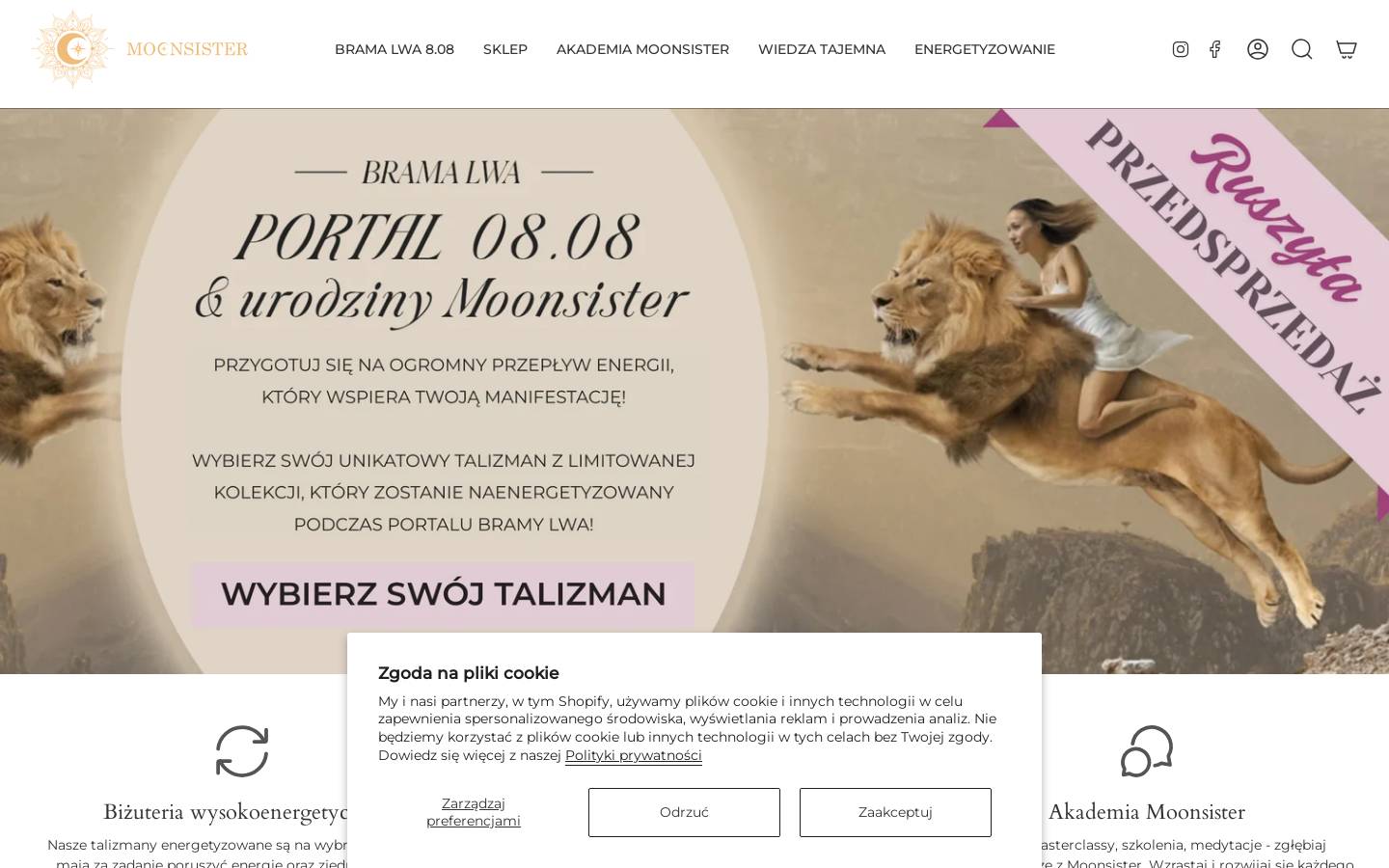 moonsister.pl homepage screenshot