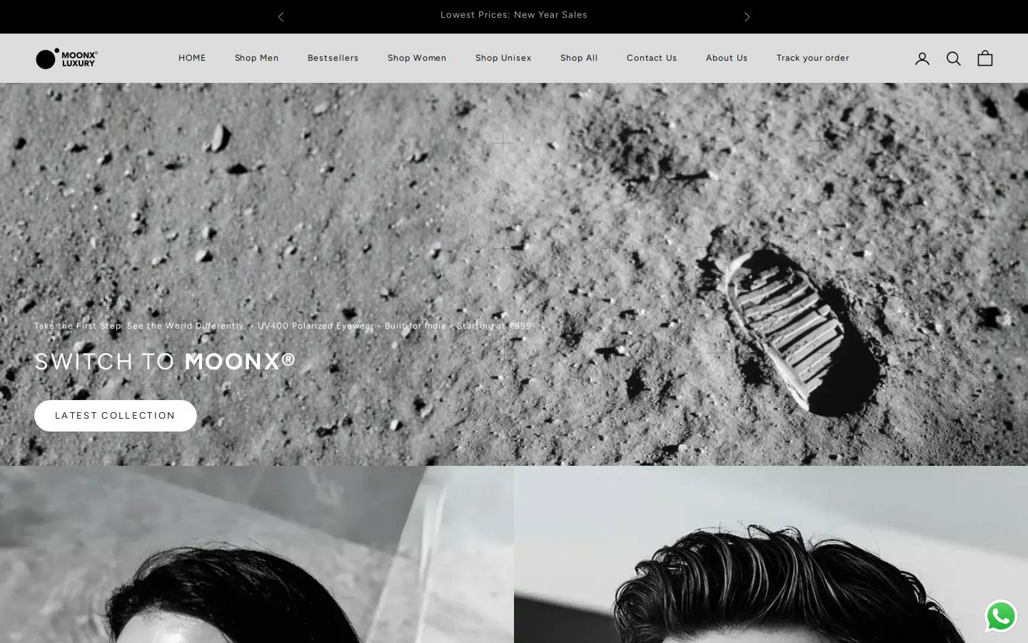 moonx.in homepage screenshot