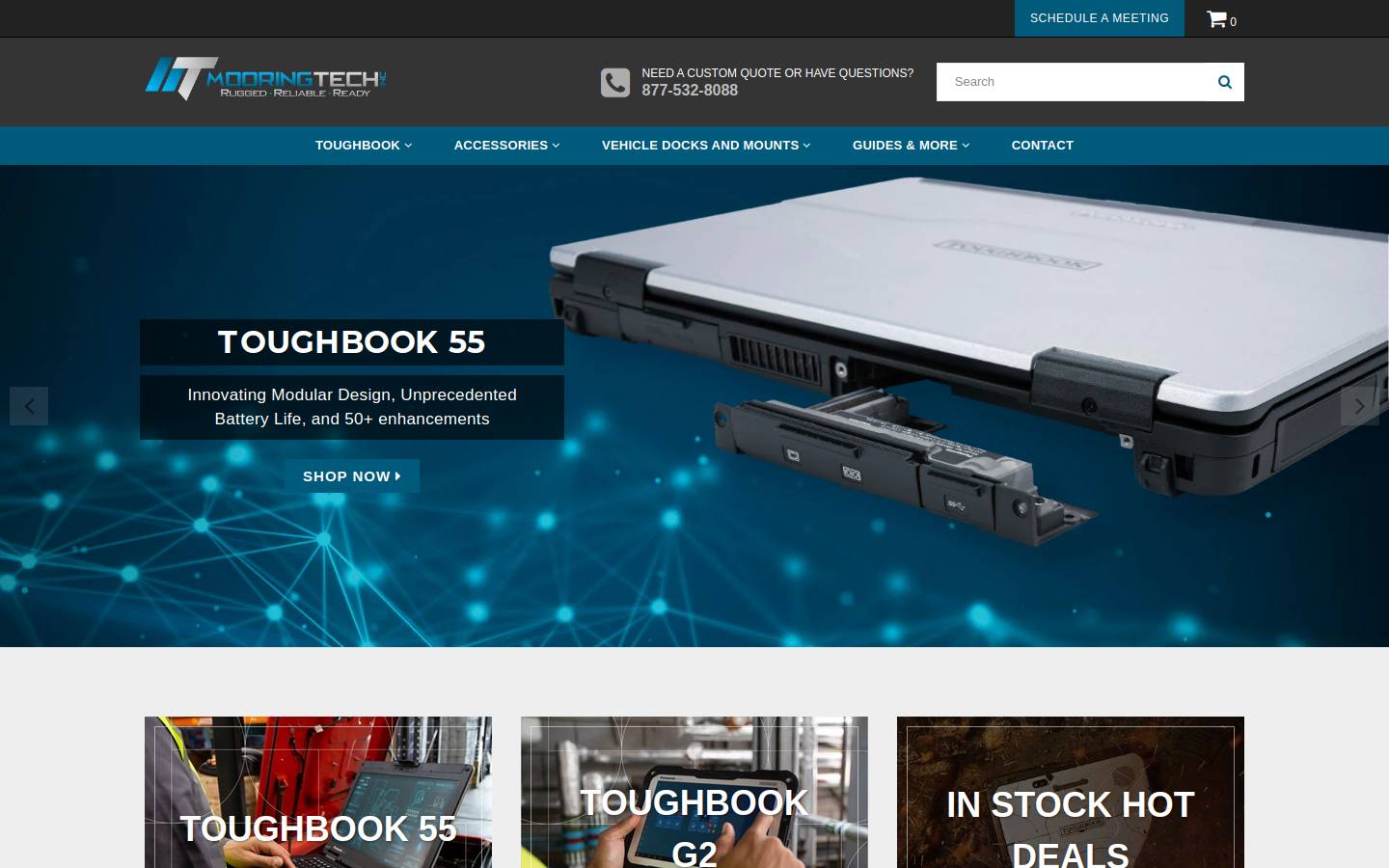 mooringtech.com homepage screenshot