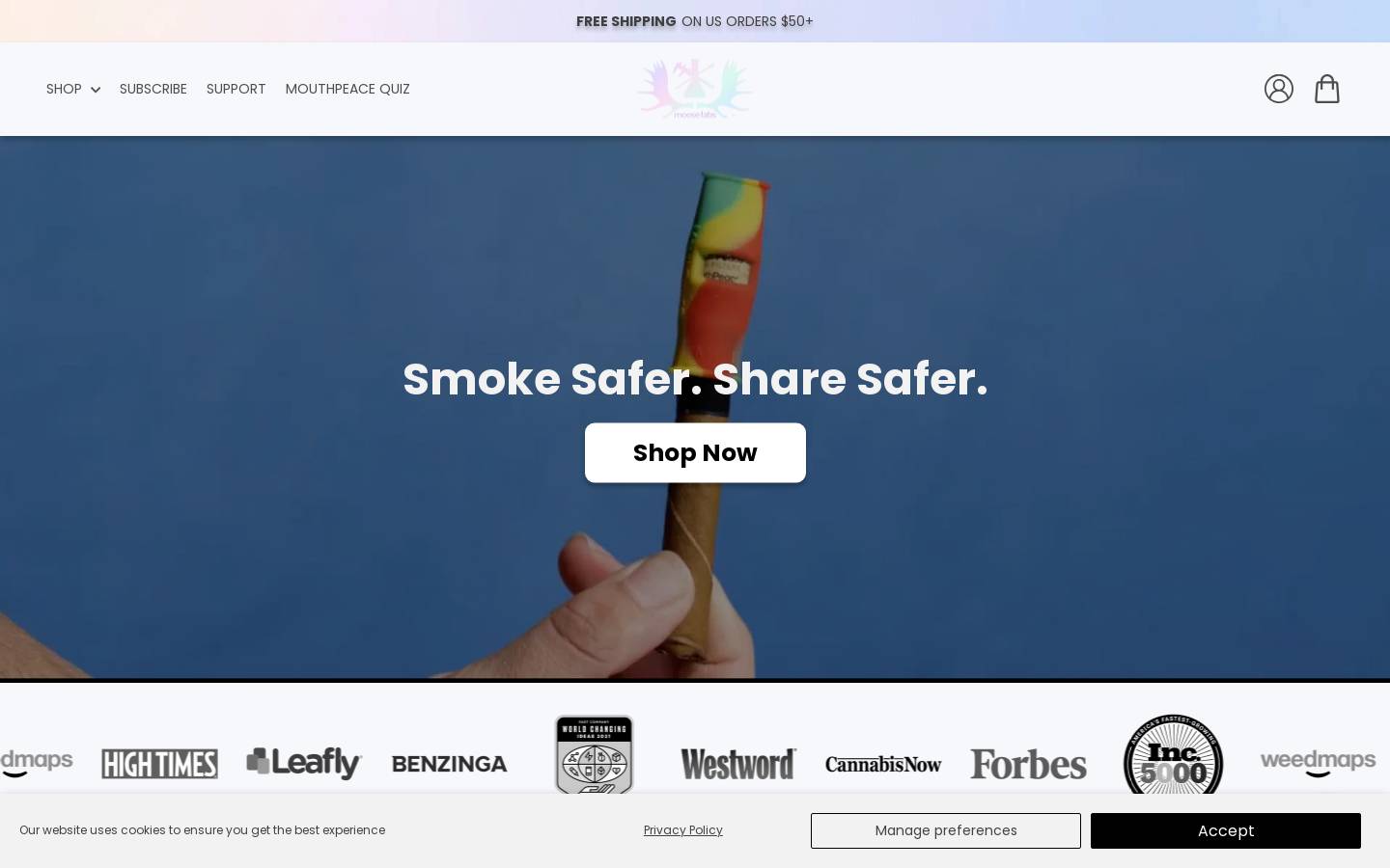 mooselabs.us homepage screenshot