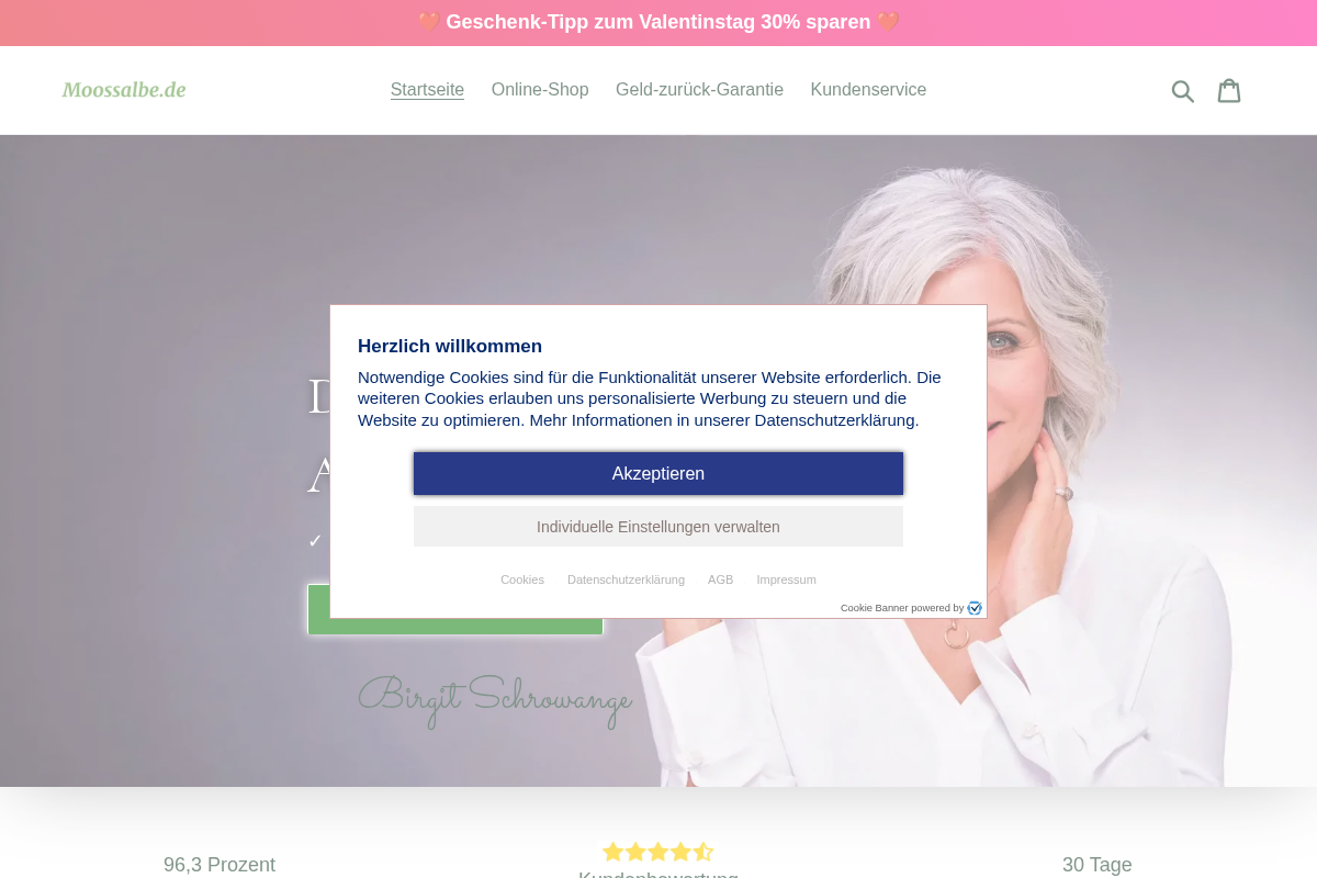 moossalbe.de homepage screenshot