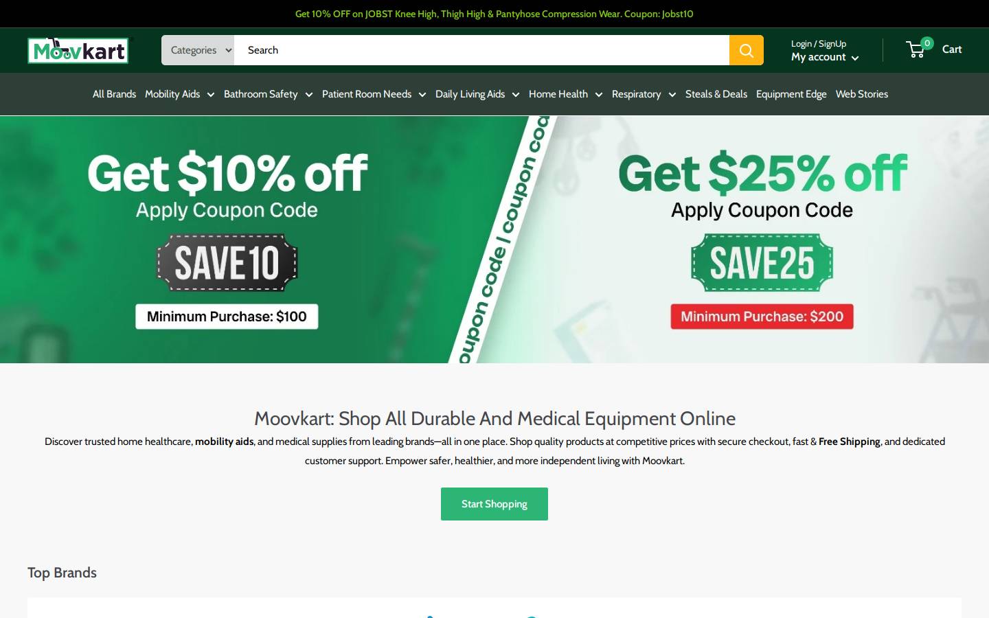 moovkart.com homepage screenshot