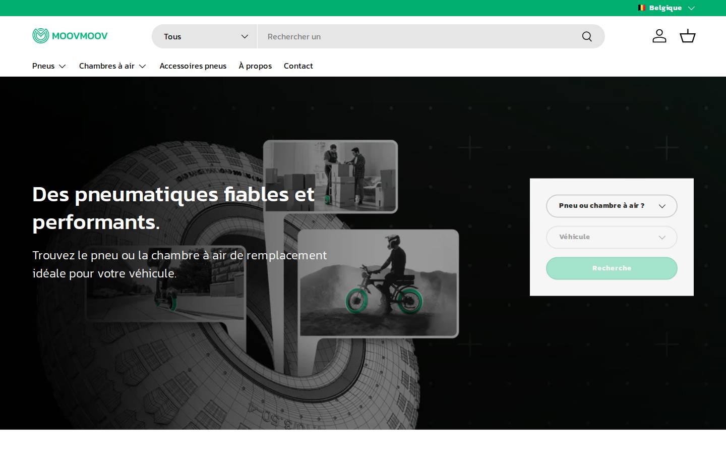 moovmoov.be homepage screenshot