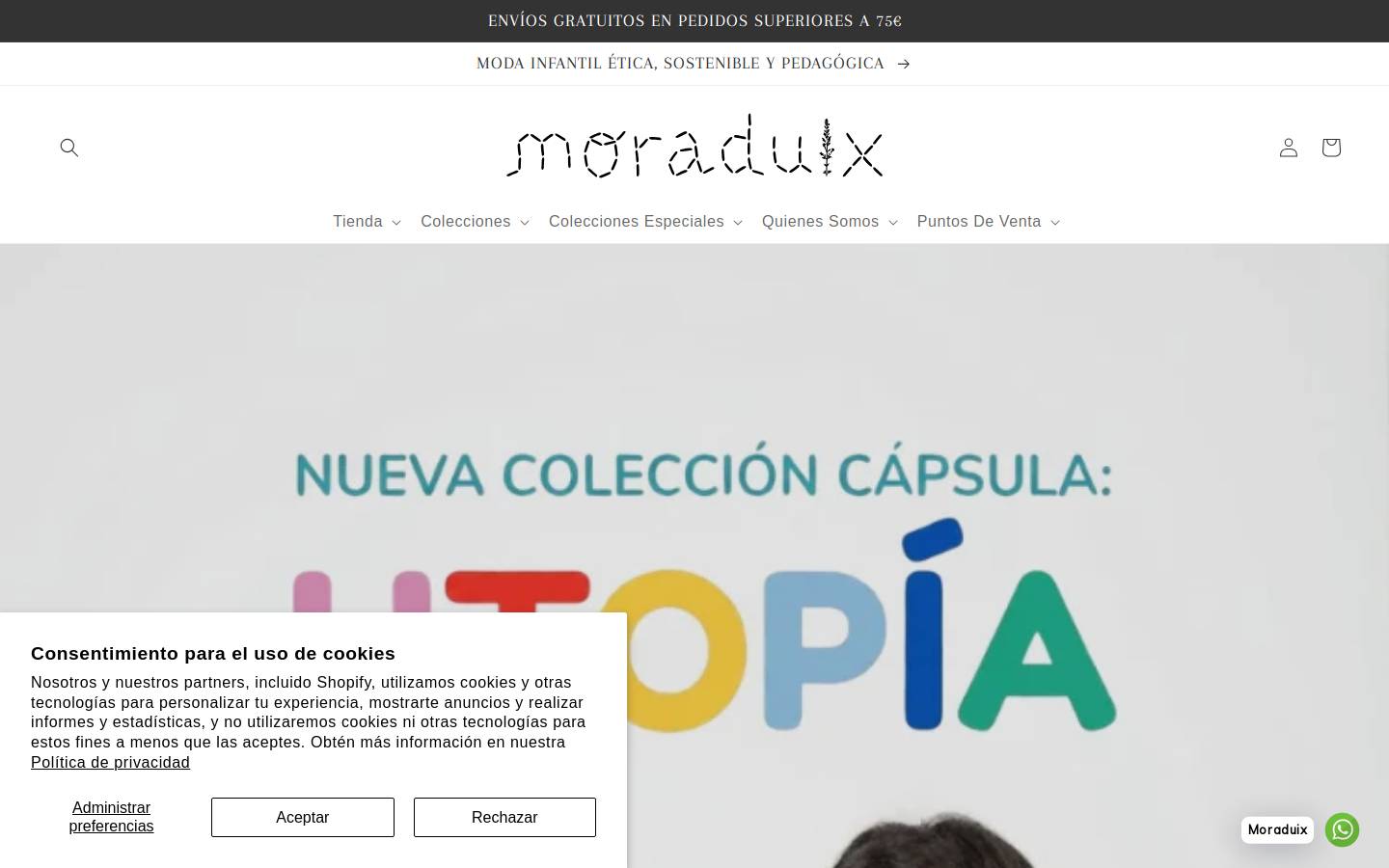 moraduix.com homepage screenshot