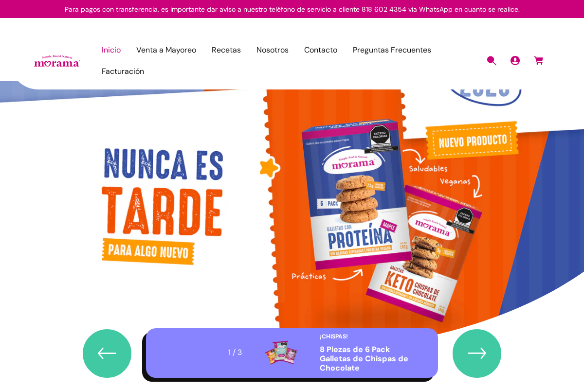 Morama homepage screenshot